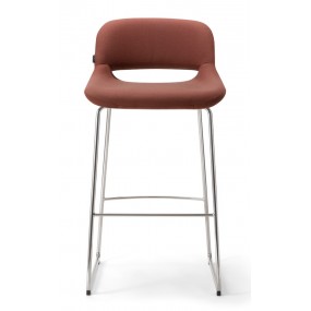 Barová židle MAGDA s ližinovou podnoží