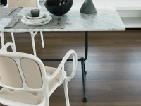 Čalouněná židle MILA - bílá - 2