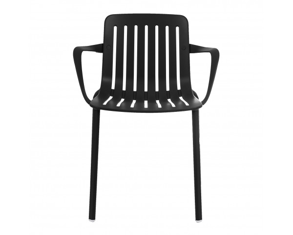 Židle PLATO s područkami - černá