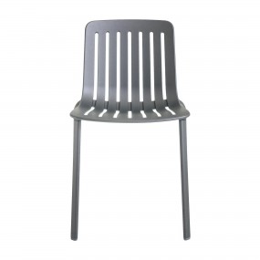 Chair PLATO - metallic grey