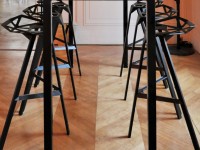 Barová stolička STOOL_ONE vysoká - čierna - 3