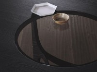 Stôl Universe so zabudovanou otočnou táckou, Ø 150/180 cm - 3