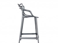 Masters Metal bar stool, titanium - 3