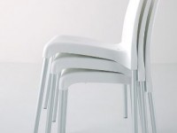 Židle MAYA, černá/hliník - 3