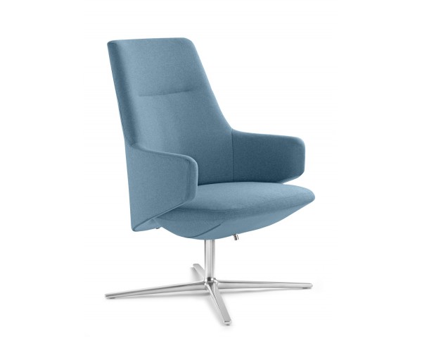 MELODY LOUNGE L-RA armchair with rocking mechanism