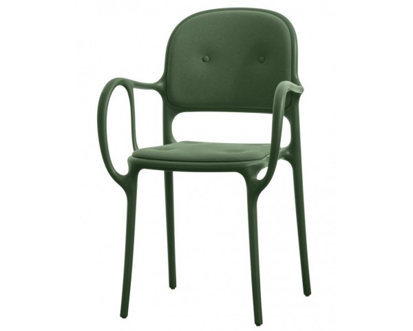 Čalúnená stolička MILA - zelená