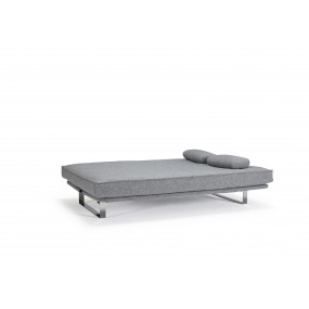 Folding sofa MINIMUM grey - removable cover
