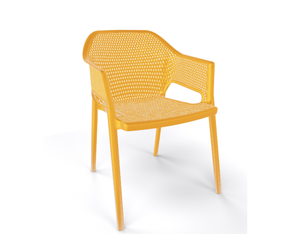MINUSH chair, yellow