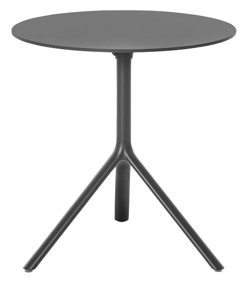 Levně PLANK - Stůl MIURA s kulatou deskou 600/700/800/900 mm