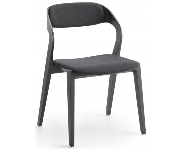 Židle MIXIS RS s čalouněným sedákem a opěrákem