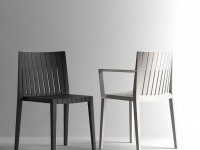 Židle SPRITZ s područkami - bílá - 2