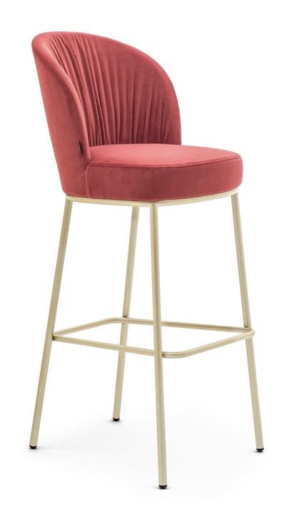 Levně MONTBEL - Barová židle ROSE 03980 plisovaná