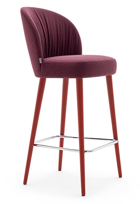 Levně MONTBEL - Barová židle ROSE 03085 plisovaná