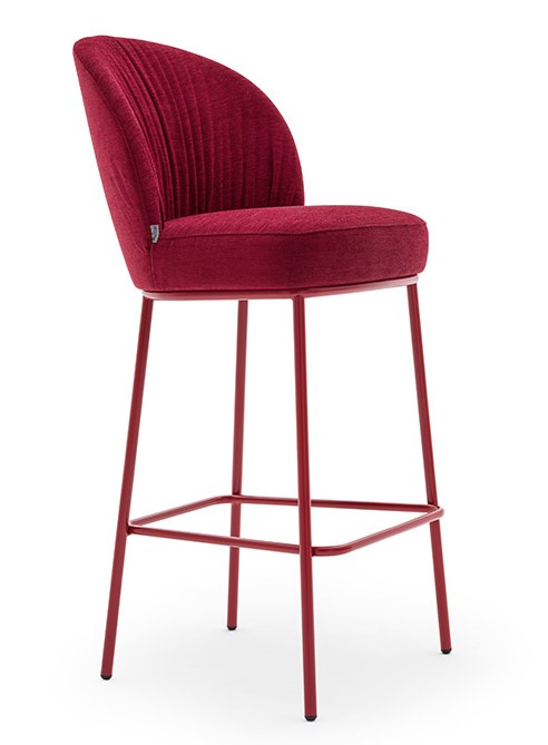 Levně MONTBEL - Barová židle ROSE 03985 plisovaná