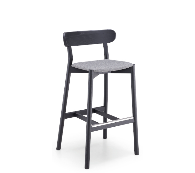 MIDJ - Barová židle MONTERA čalouněný sedák