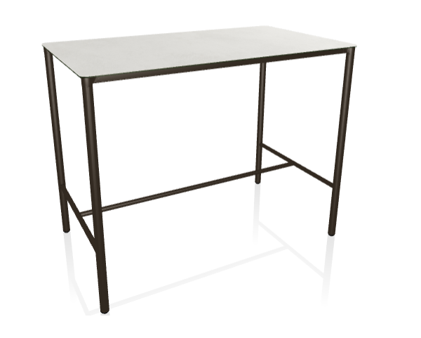 Venkovní barový stůl MOON, 120-160x80 cm