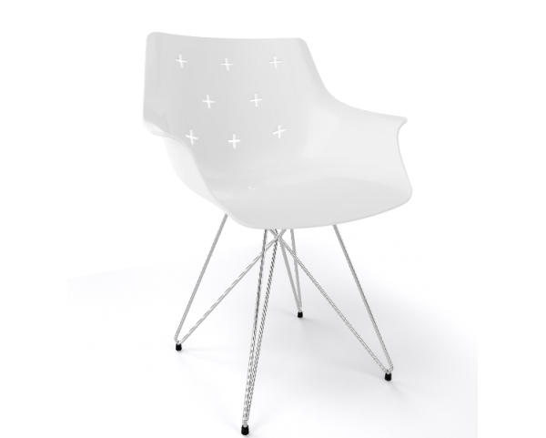 MORE TC chair - white/chrome