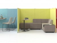 Standing acoustic screen MY SPACE without handles - height 132 cm - 3