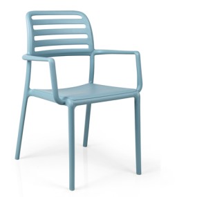 Židle COSTA světle modrá - VÝPRODEJ