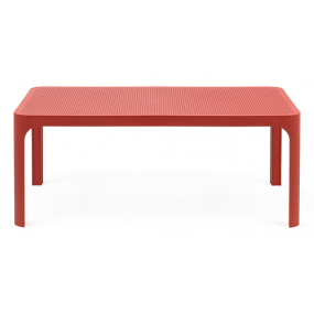 Stôl NET 100 korálovo červený