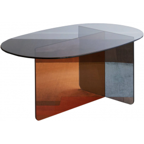 Konferenční stolek CHAP - skleněný