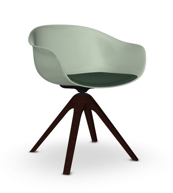 ANDREU WORLD - Židle NEXT SO-0496 s čalouněným sedákem