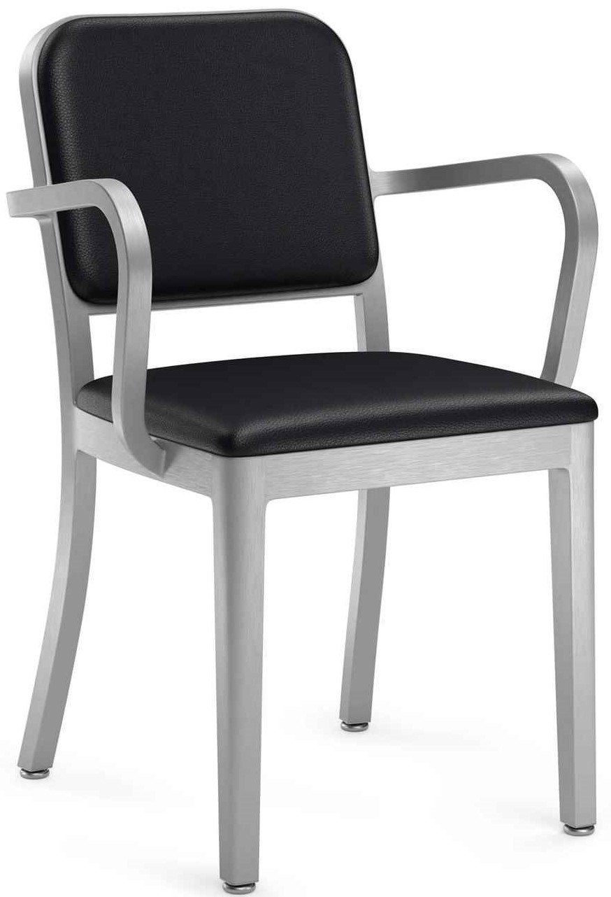 Levně EMECO - Čalouněná židle s područkami NAVY