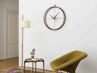 DOBLE-O wooden clock (wenge) Ø 70 cm - 3