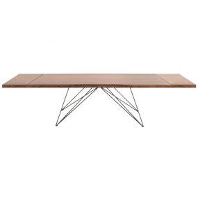 Rozkládací stůl PEGASO se dřevěnou deskou (50mm)