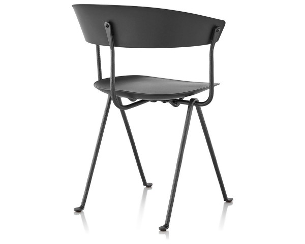 OFFICINA chair - black with anthracite base