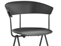 OFFICINA chair - black with anthracite base - 2