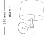 Nástěnná lampa OLIMPIA - 2