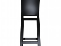 Barová stolička One More Please vysoká, čierna - 3