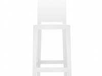 Barová stolička One More Please nízka, biela - 3