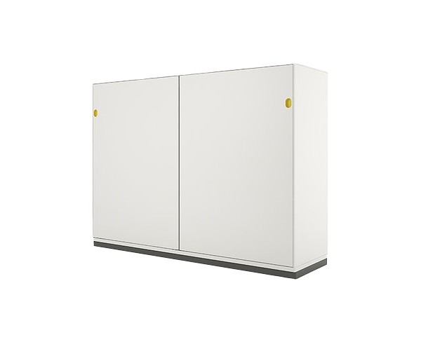 Cabinet PRIMO with sliding doors, 200x45x117 cm