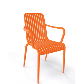 Stolička OPEN, oranžová