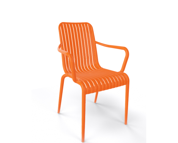 Židle OPEN, oranžová
