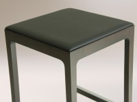 Barová židle ANNA čalouněná, nízká - 2