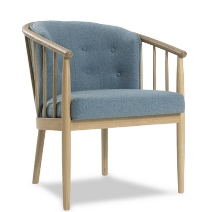 Levně KRAGELUND Furniture - Křeslo ANDRUP s knoflíky