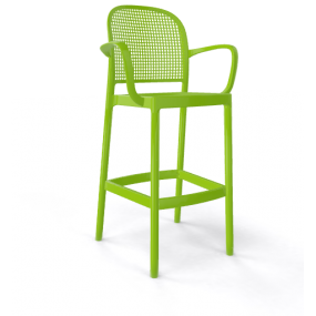Barová stolička PANAMA B - vysoká, zelená