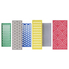ARTWORK PARTITION acoustic panel - various sizes and patterns