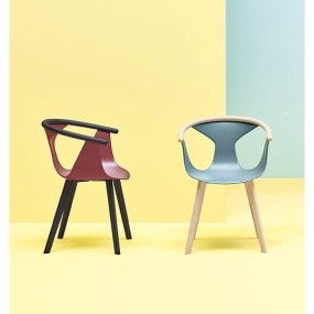 Chair FOX 3725 DS - burgundy