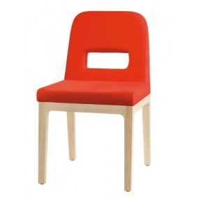 Židle POLO, červená - VÝPRODEJ - sleva 40%