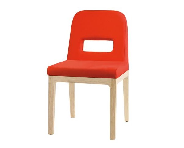 Židle POLO, červená - VÝPRODEJ - sleva 40%