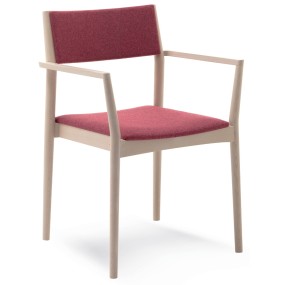ELSA 65-14/2 rounded chair with armrests