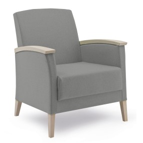 Armchair FANDANGO 78-63/1 with wooden armrests