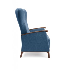 Armchair MAMY 57-63/3 with wooden armrests