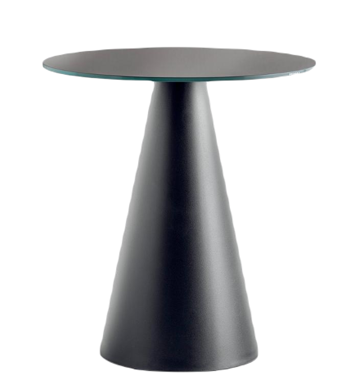 Levně PEDRALI - Stolová podnož IKON 865V pro skleněnou desku - výška 70,5 cm