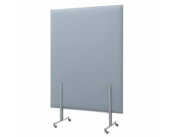 Standing acoustic panel PLI OVER with wheels