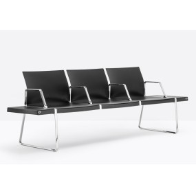 PLURAL bench with armrests P0201 - DS